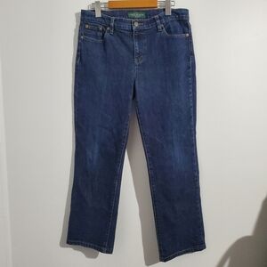 Lauren Ralph Lauren Classic Straight Denim Jeans Size 10P Indigo